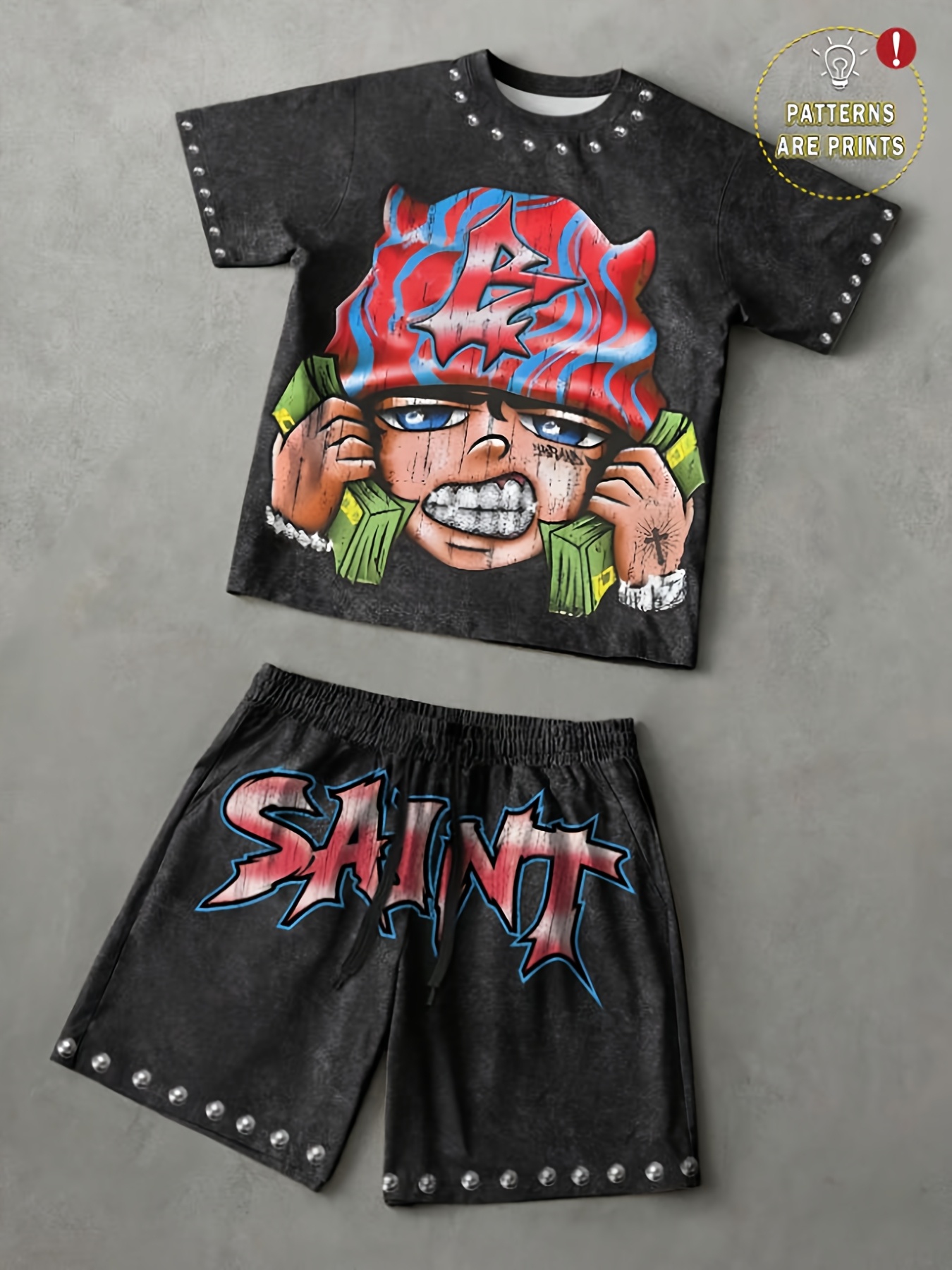 Street Fashion Brand - 2026 Summer New Men's Short-Sleeved Set
