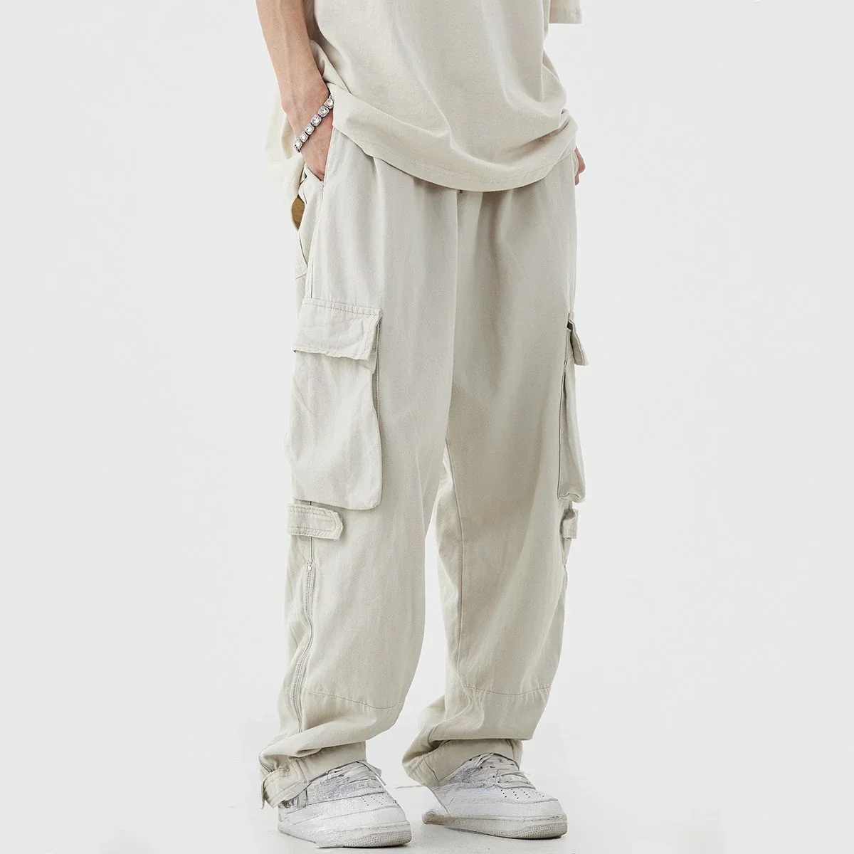 Street Fashion Brand - American Retro Multi-pocket Fashionable Work Pants