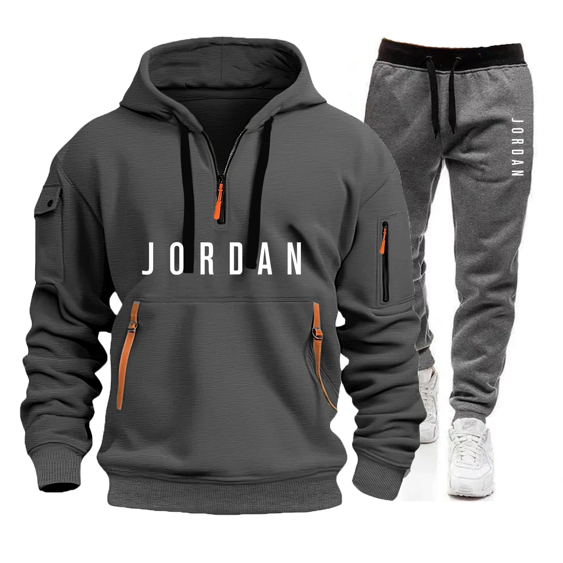 Street Fashion China - Spring and Autumn Men's Sweatshirt Set,