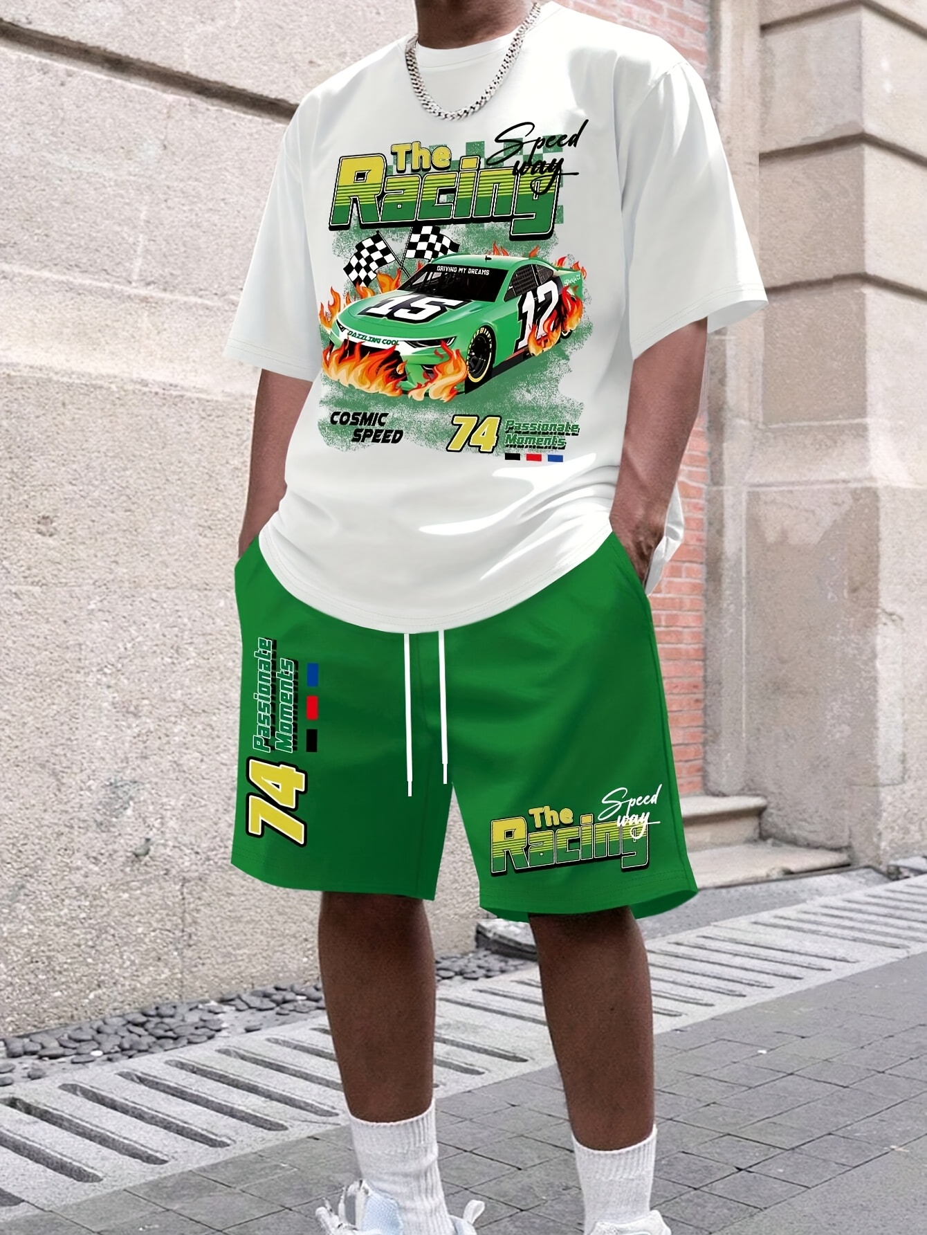 Street Fashion Brand - 2026 Summer New Men's Short-Sleeved Set