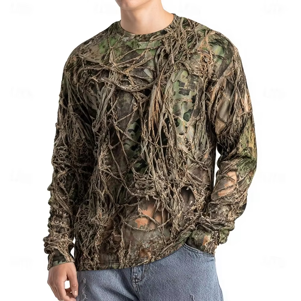 Men's Camo Animal Print Long S - Street Summer Fashion recension och pris