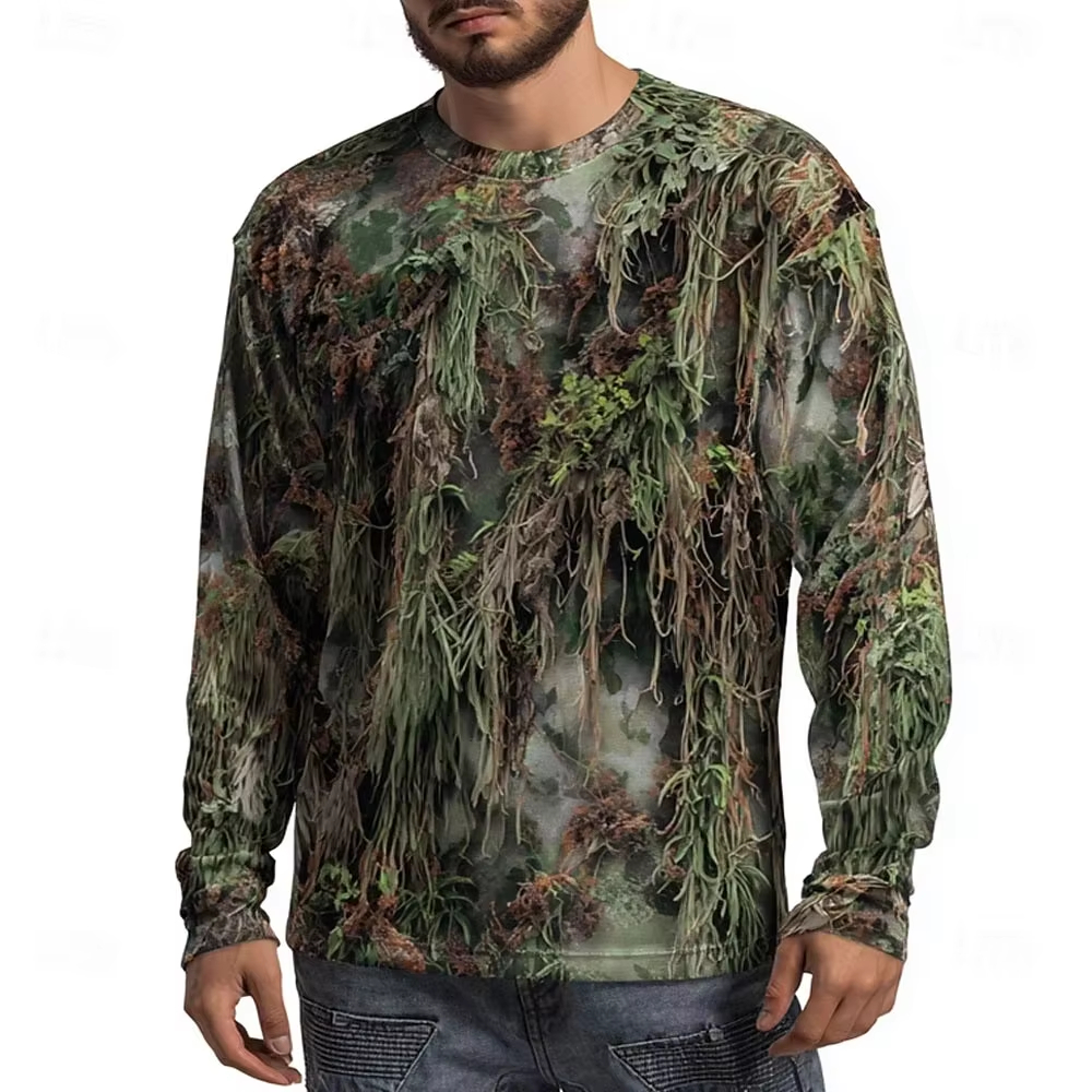 Men's Camo Animal Print Long S - Street Summer Fashion recension och pris