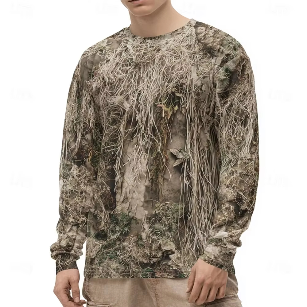 Men's Camo Animal Print Long S - Street Summer Fashion recension och pris