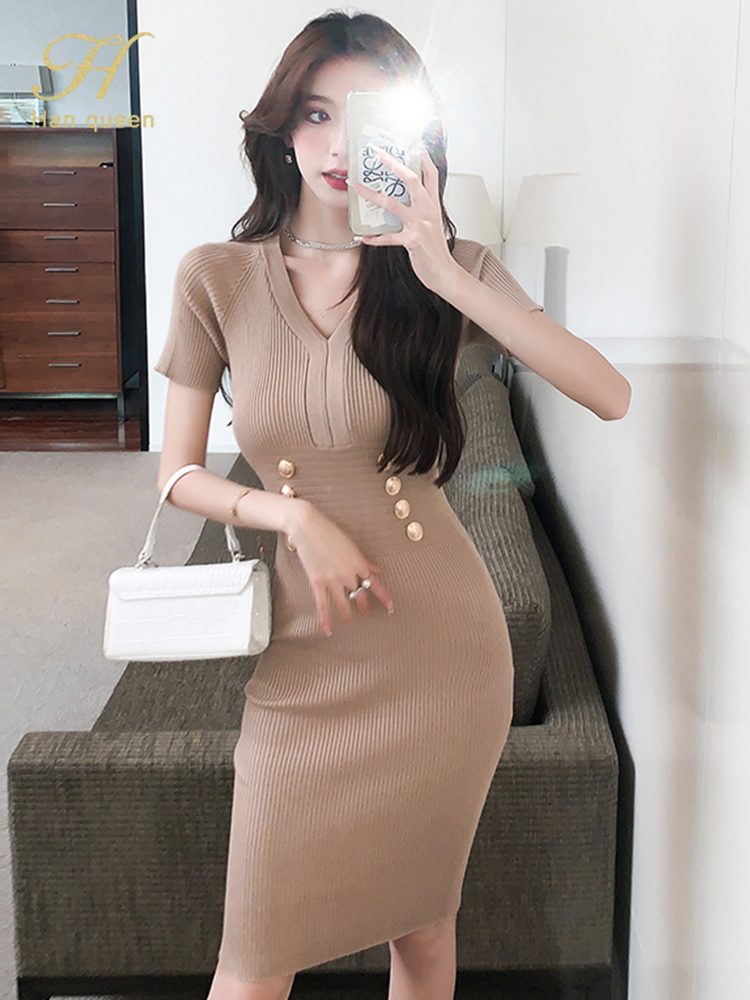 fashion buttons V-Neck Short S - Queen Street Fashion recension och pris