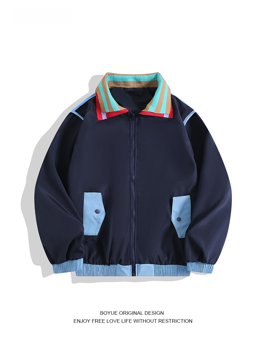 Boyue Double Collar Patchwork  - Street Fashion Hong Kong recension och pris