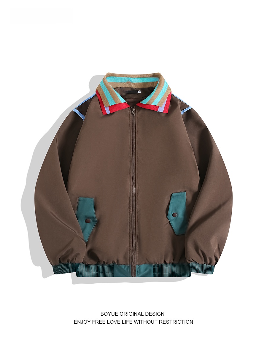 Boyue Double Collar Patchwork  - Street Fashion Hong Kong recension och pris