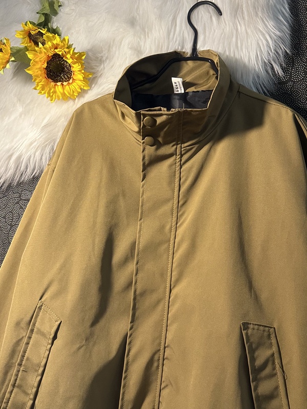 Men's Short Stand Collar Jacke - Street Fashion Hong Kong recension och pris