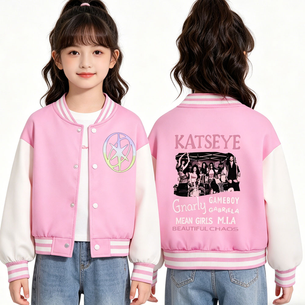 KATSEYE Printing Kids Short Ba - Street Fashion Kids recension och pris