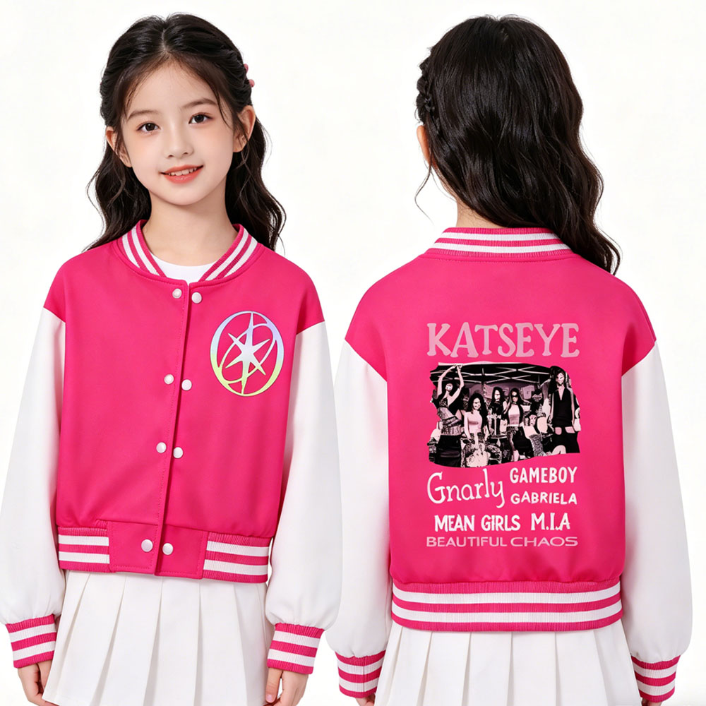 KATSEYE Printing Kids Short Ba - Street Fashion Kids recension och pris