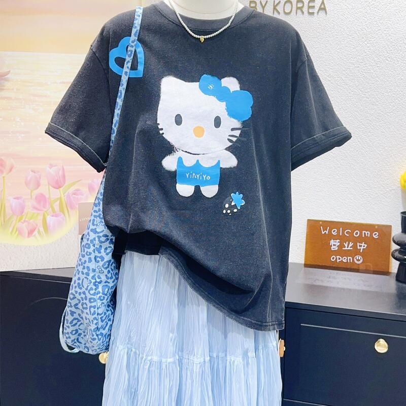Hello Kitty High-Quality New S - Street Summer Fashion recension och pris