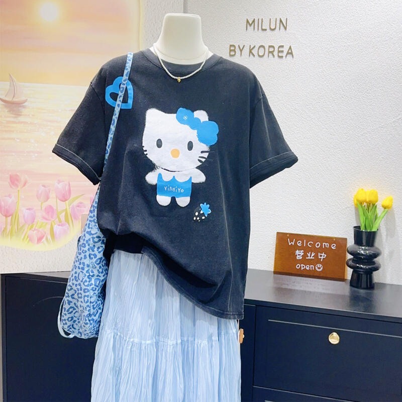 Hello Kitty High-Quality New S - Street Summer Fashion recension och pris