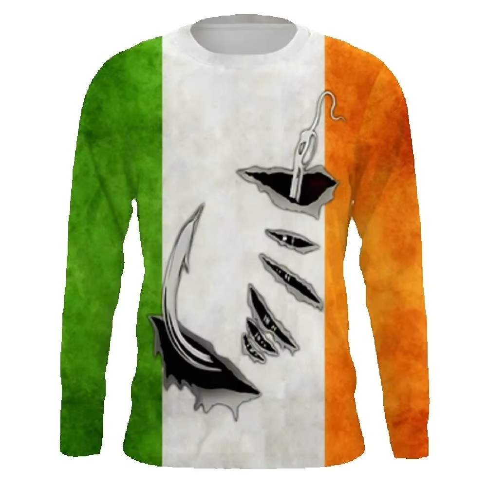 Fashionable Bass Pattern Crew  - Fashion Streetwear recension och pris