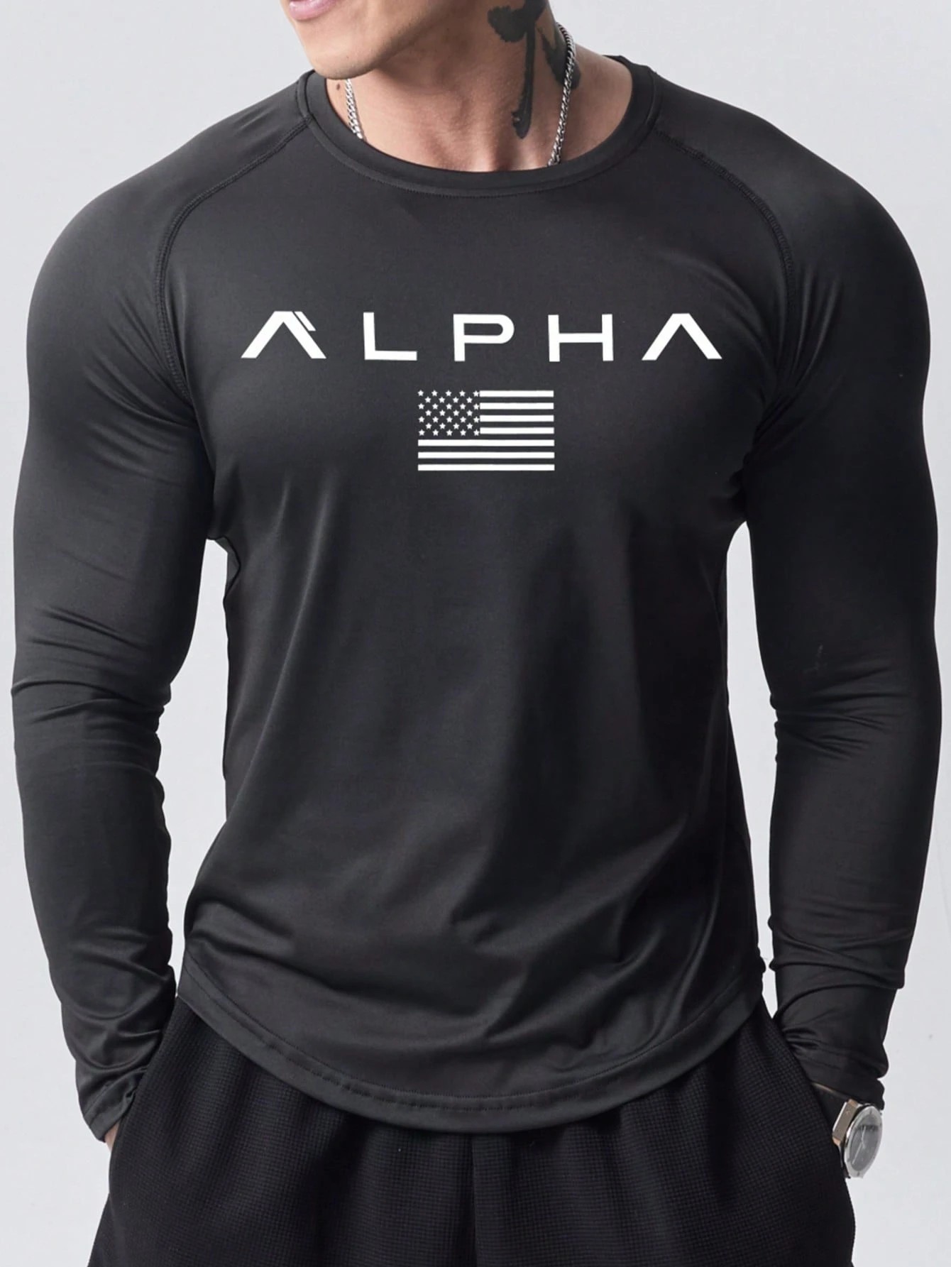 New men's long-sleeved T-shirt - Street Fashion China recension och pris