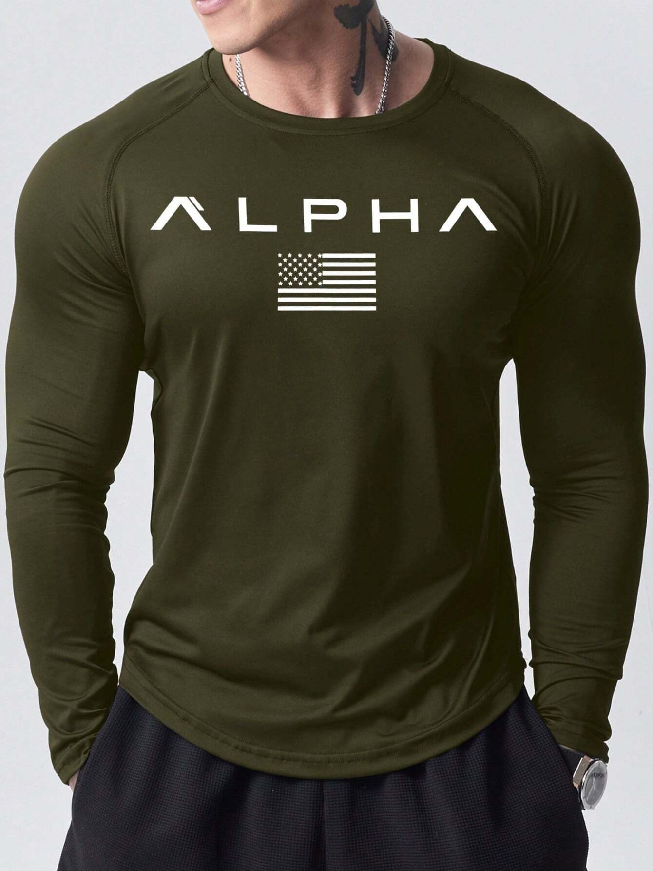 New men's long-sleeved T-shirt - Street Fashion China recension och pris