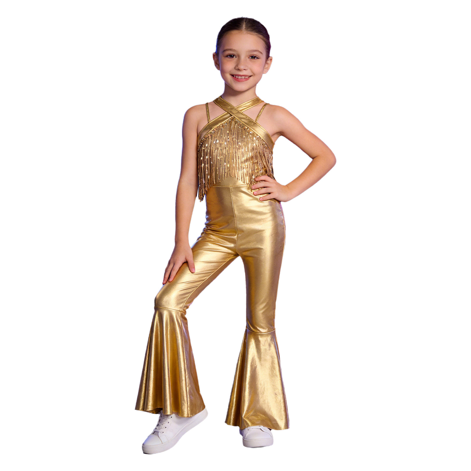 Kids Girls Metallic Disco Jazz - Street Fashion Kids recension och pris