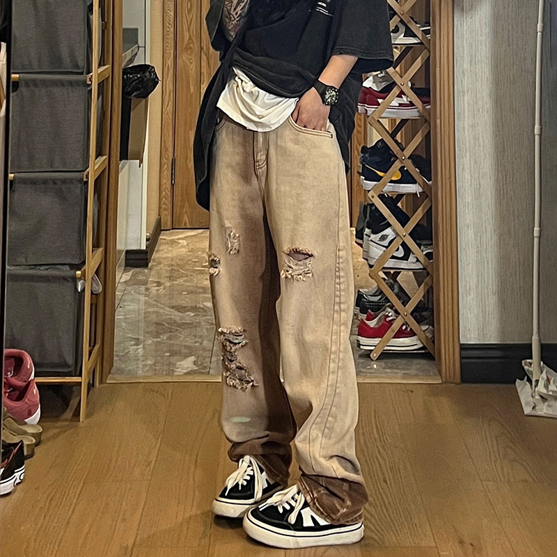Retro High Street Men's Jeans  - Street Fashion Hong Kong recension och pris