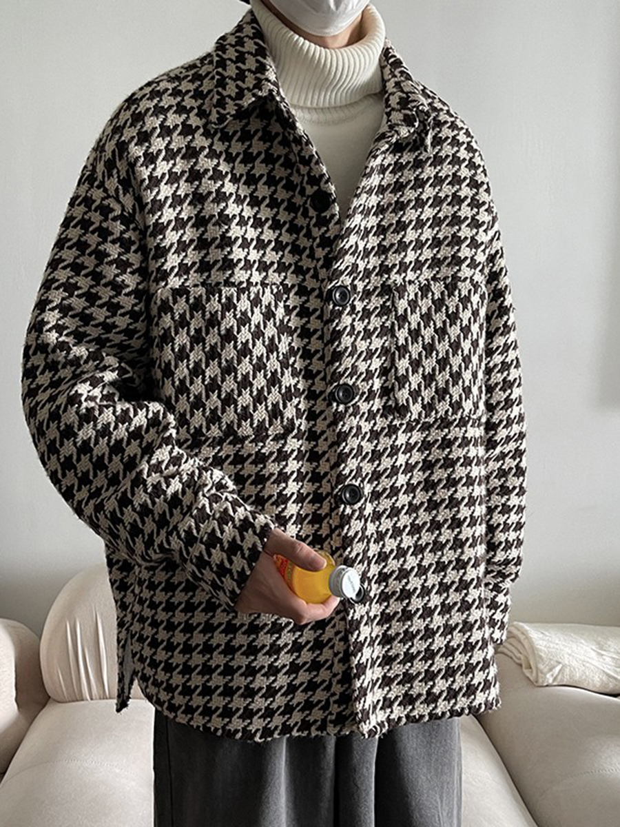High-End Plaid Jacket Street S - Street Fashion Hong Kong recension och pris