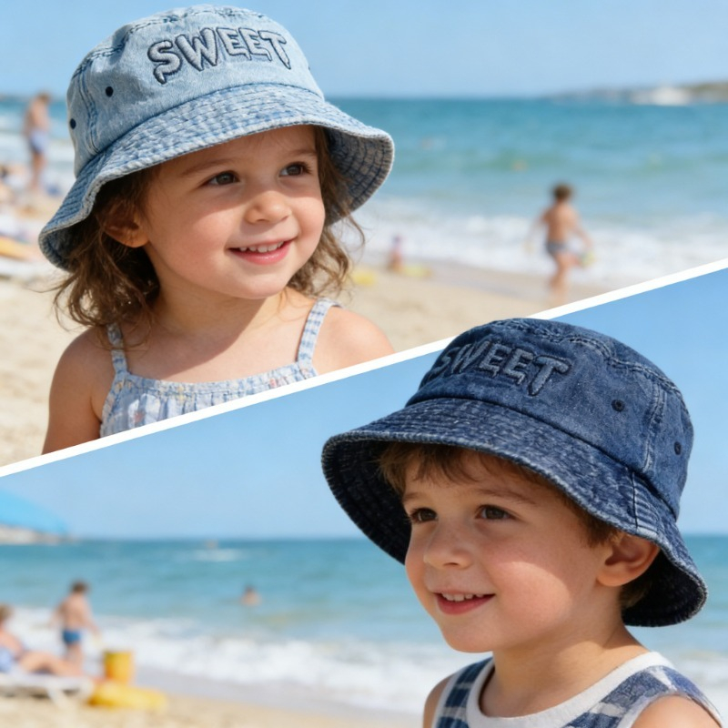 Japanese Retro Kids Bucket Hat - Street Fashion Kids recension och pris