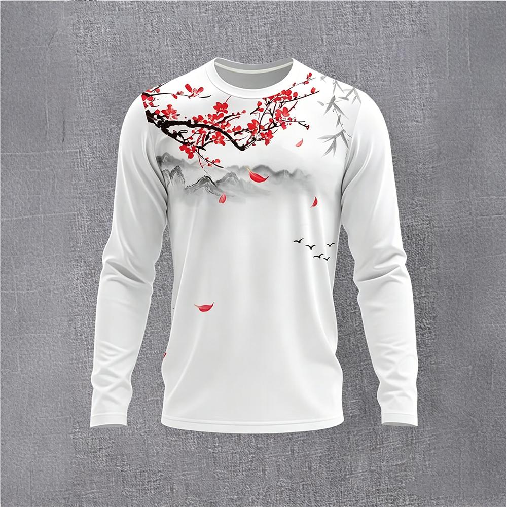 Chinese Style Ink Plum Blossom - Fashion Streetwear recension och pris