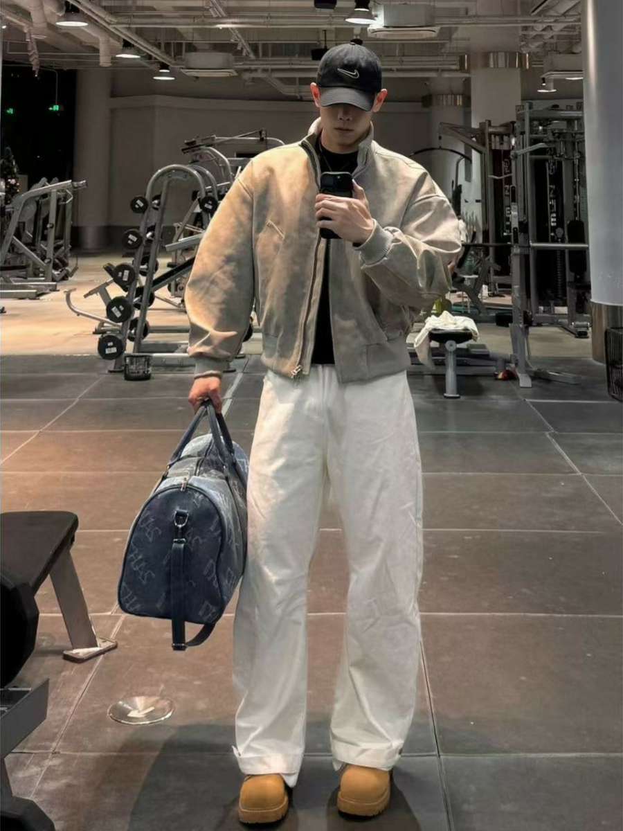 Loose Men's Jacket Spring Autu - Street Fashion Hong Kong recension och pris