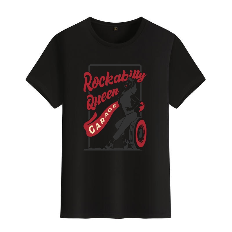 Men's Black Round-Neck Short-S - Queen Street Fashion recension och pris