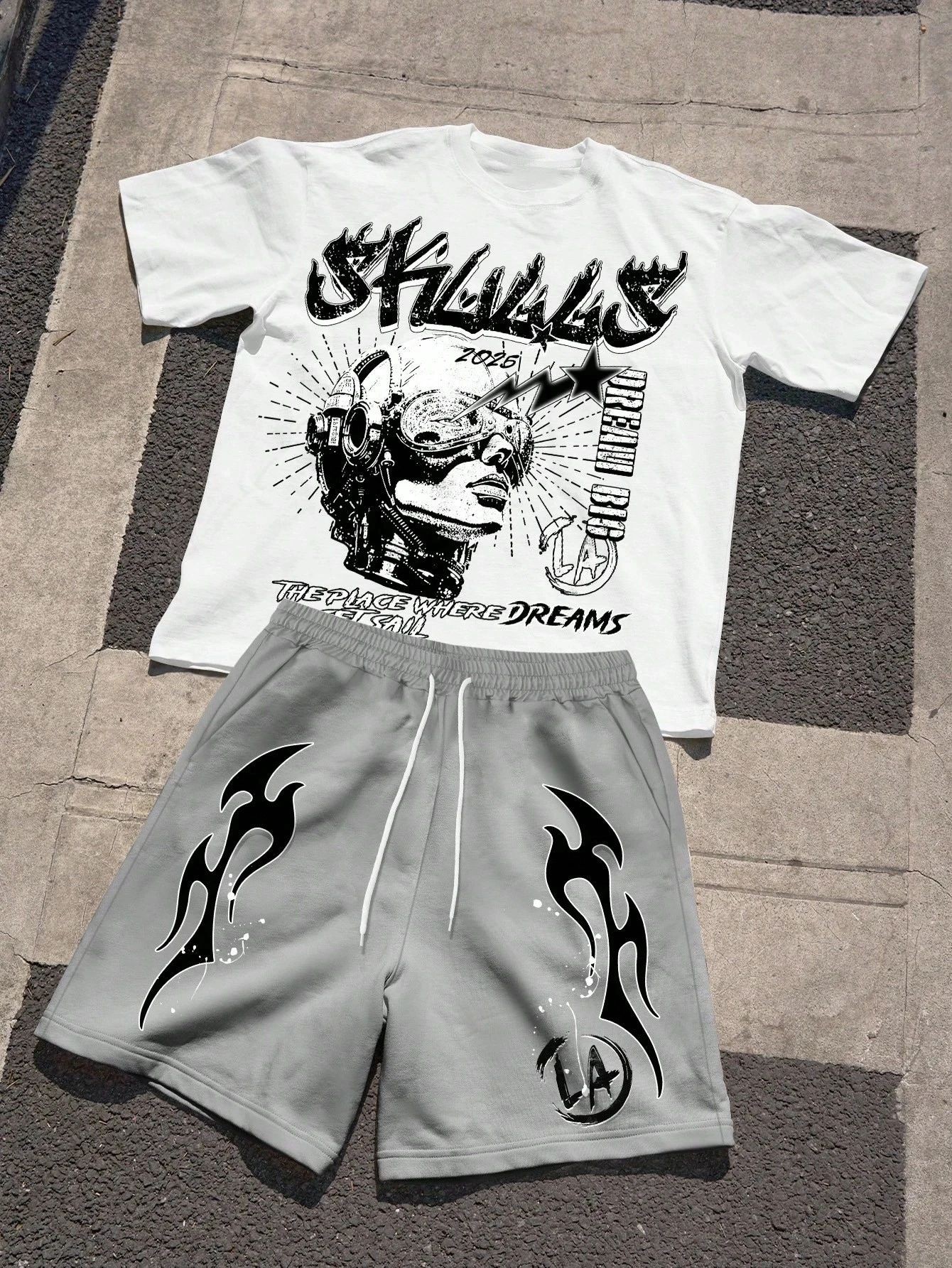 2026 Summer New Men's Short-Sl - Street Fashion China recension och pris