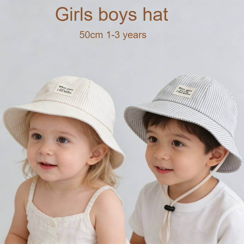 Baby Kids Cute Sun Hat 50cm 1- - Street Fashion Kids recension och pris