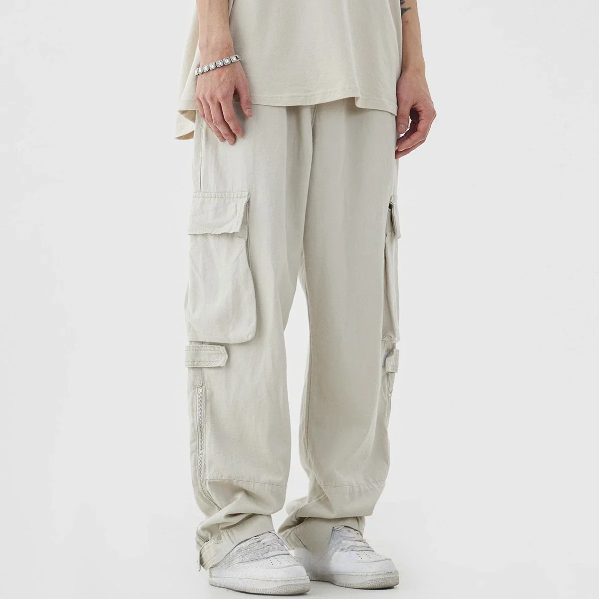 American Retro Multi-pocket Fa - Street Fashion Brand recension och pris