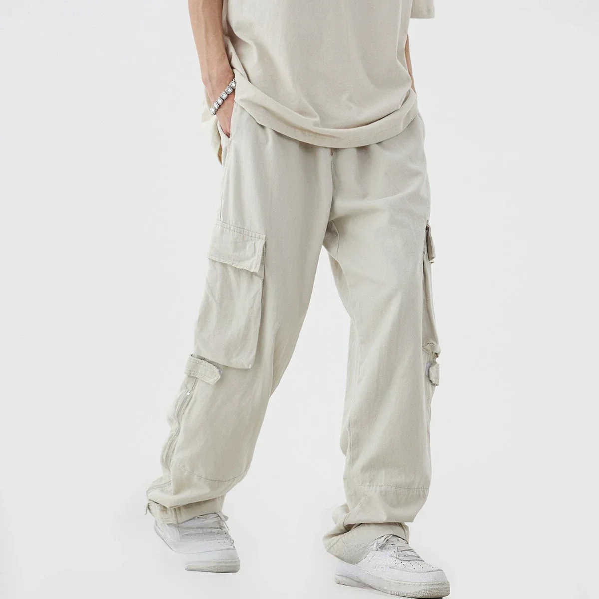 American Retro Multi-pocket Fa - Street Fashion Brand recension och pris