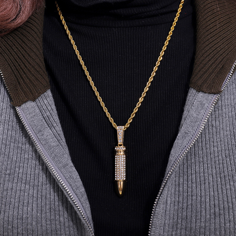 Hip-Hop Fashion Men's Bullet S - Fashion Street Singapore recension och pris