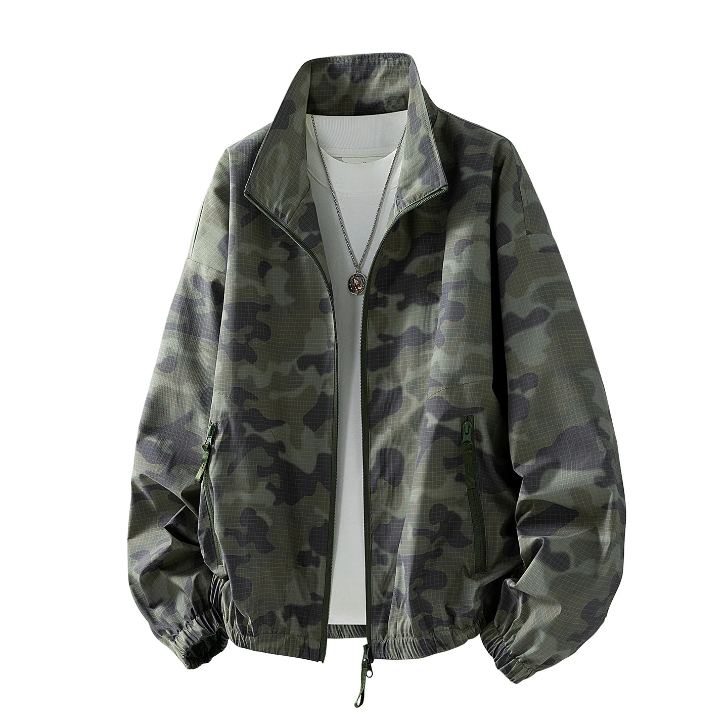Casual Camouflage Solid Color  - Street Fashion Hong Kong recension och pris