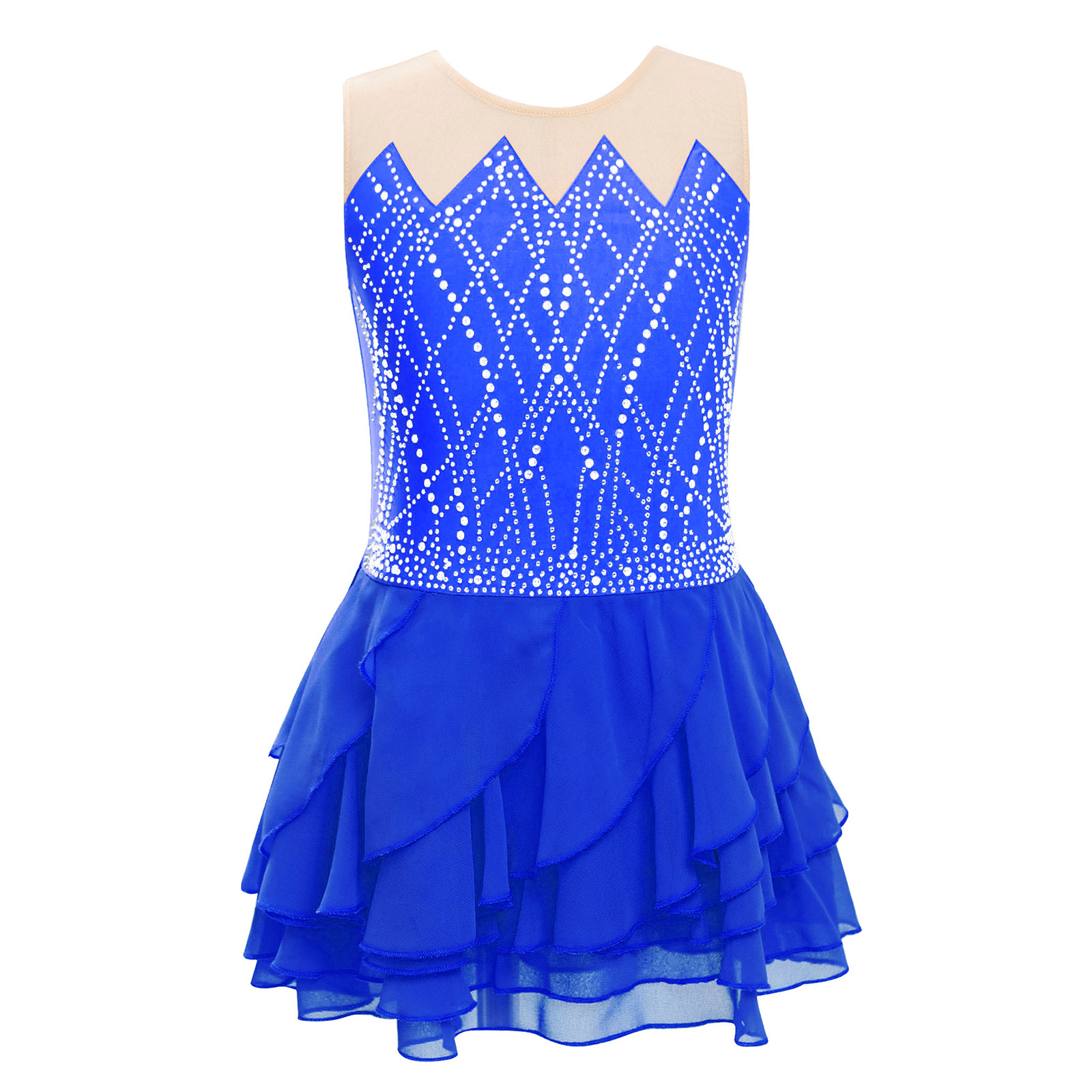 Girls Mesh Figure Skating Dres - Street Fashion Kids recension och pris