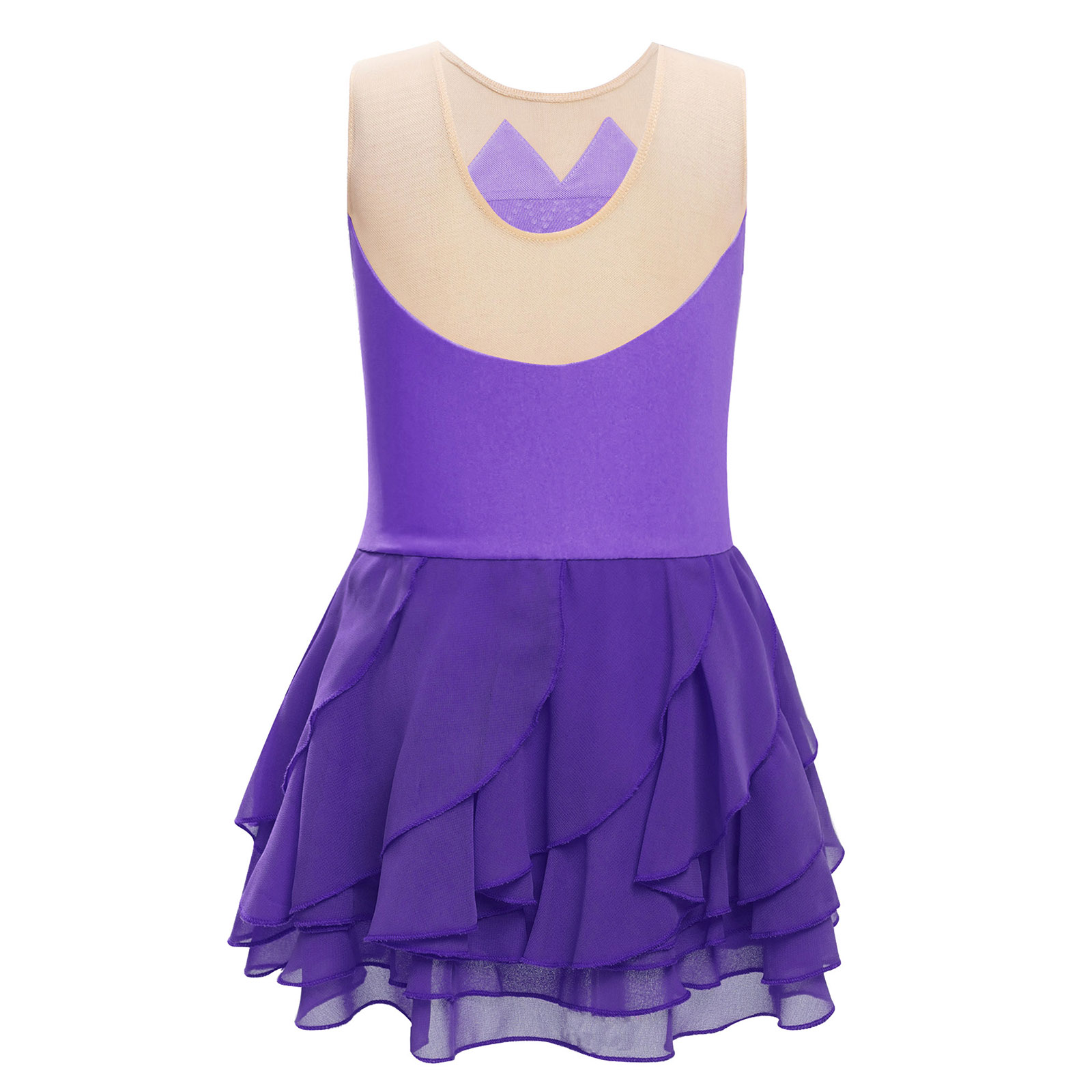 Girls Mesh Figure Skating Dres - Street Fashion Kids recension och pris
