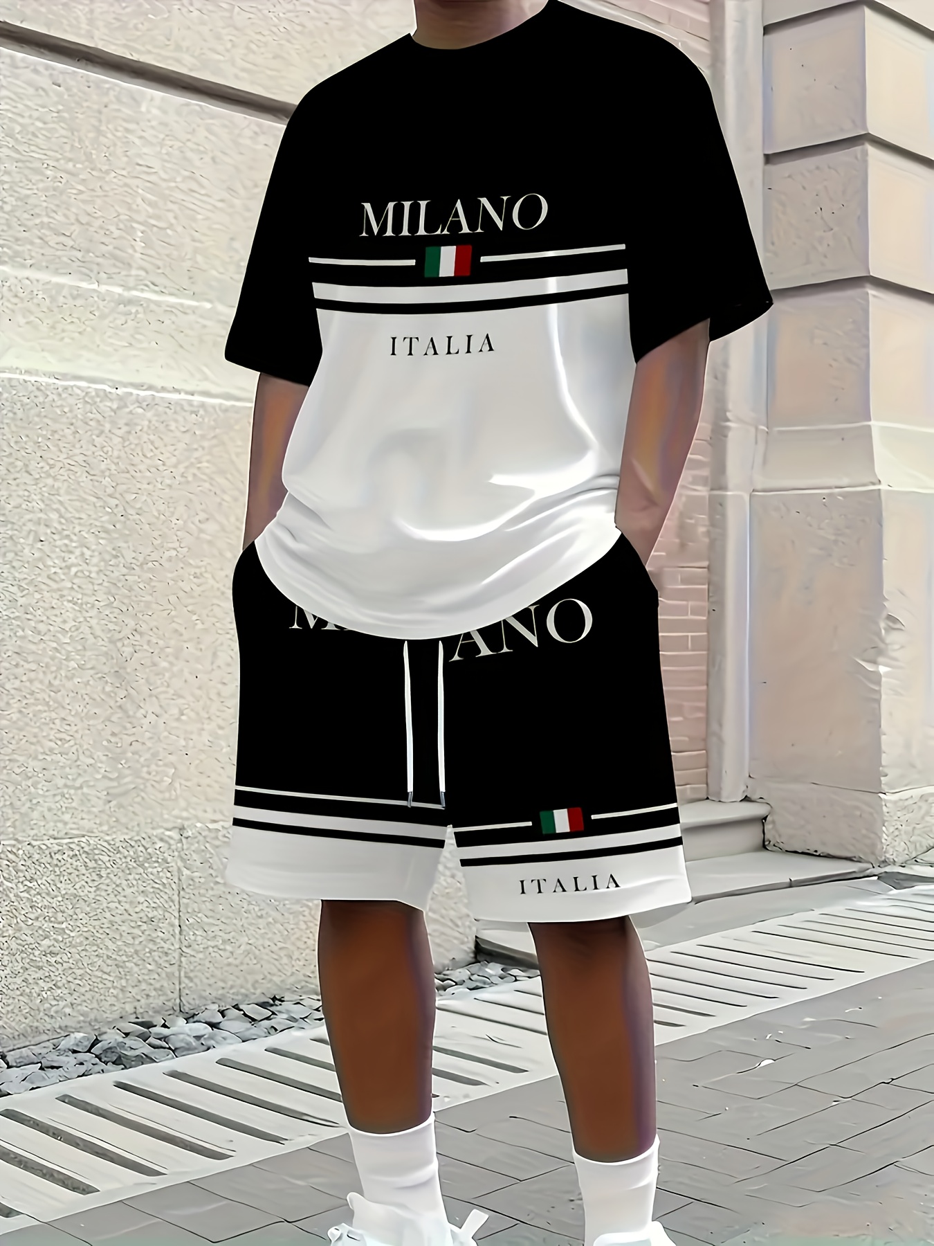 2026 Summer New Men's Short-Sl - Street Fashion Brand recension och pris
