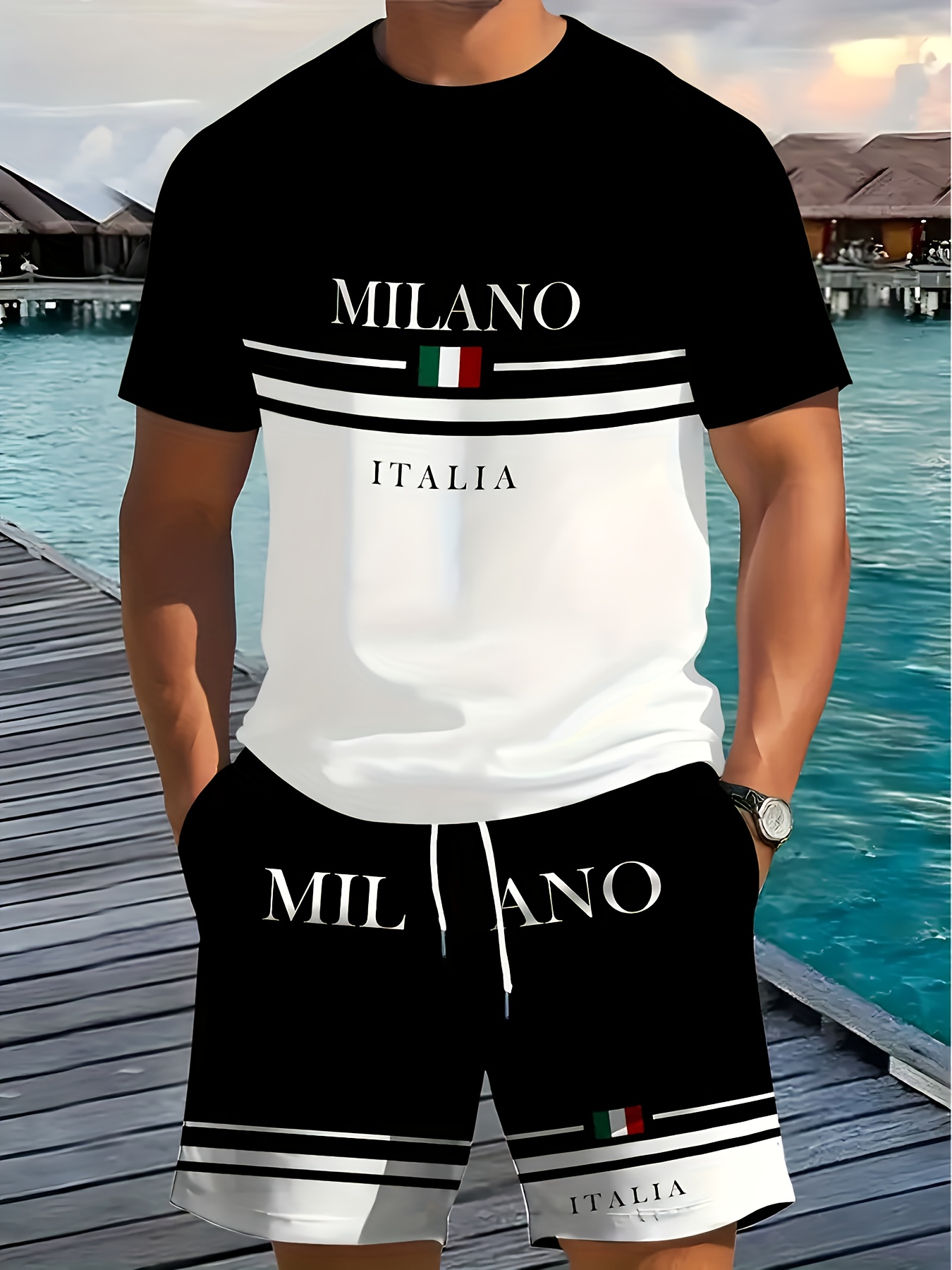 2026 Summer New Men's Short-Sl - Street Fashion Brand recension och pris