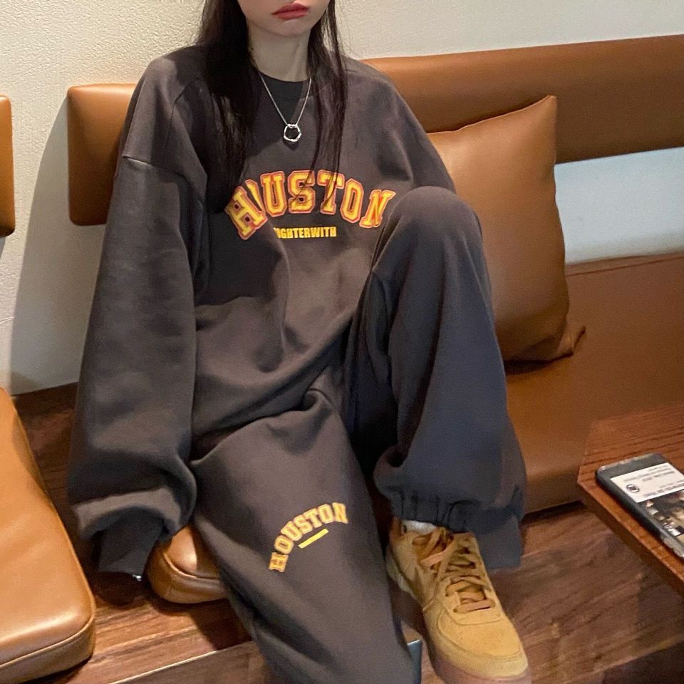 plus Size Hoodie Set Women's C - Street Fashion Hong Kong recension och pris