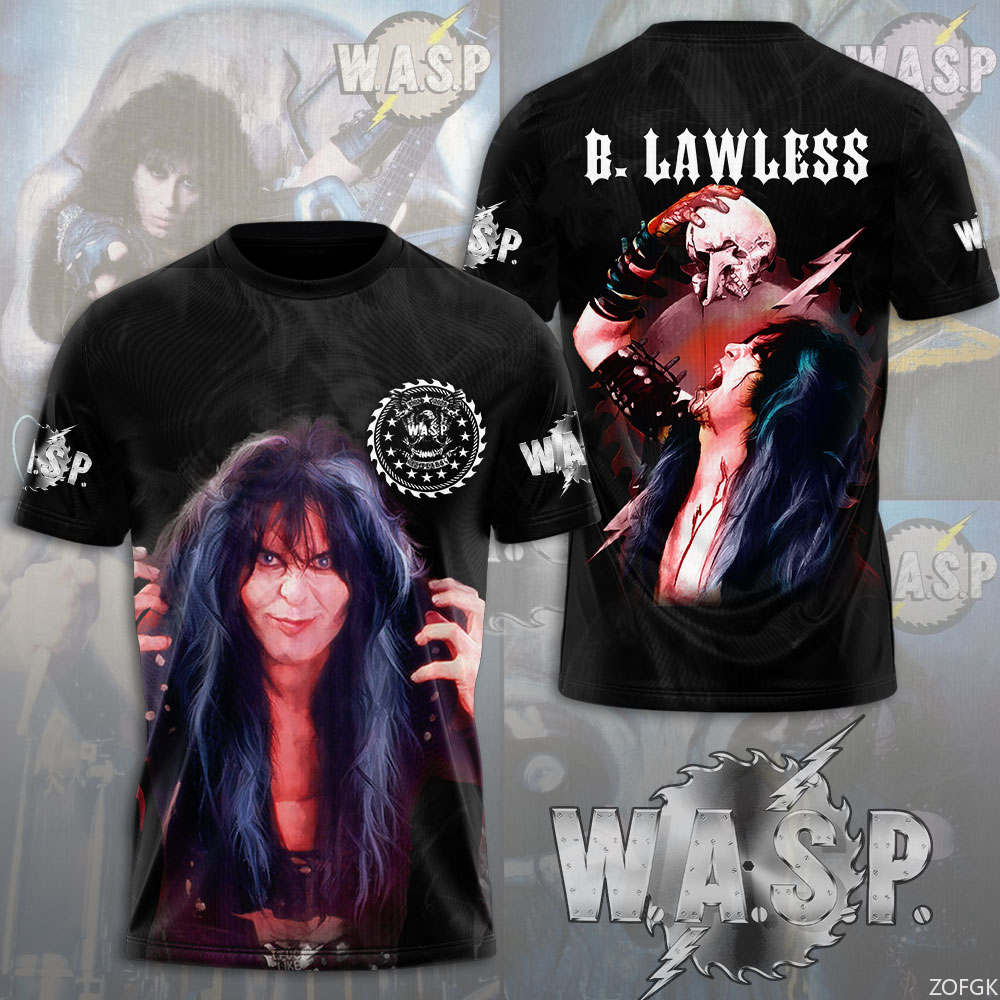 W.A.S.P Rock 3D Printing T-shi - Street Fashion Kids recension och pris