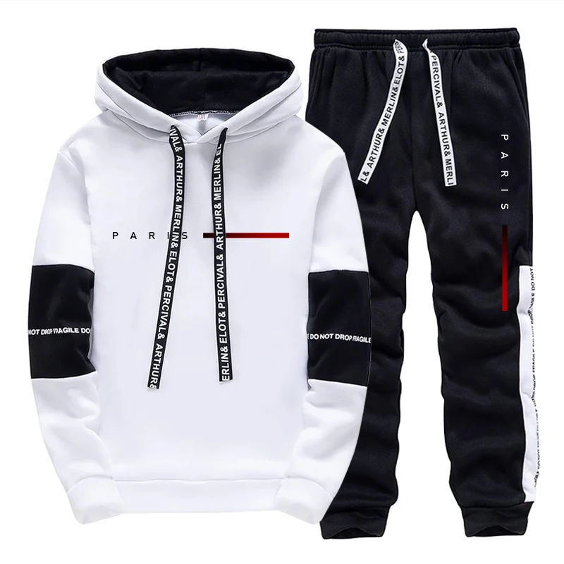 Men's Set Paris Fashion Hoodie - Fashion Streetwear recension och pris