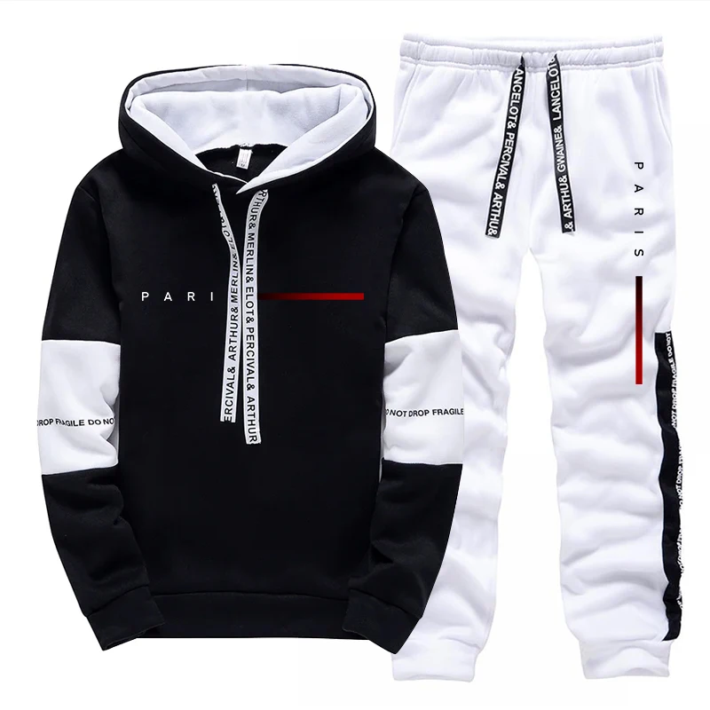 Men's Set Paris Fashion Hoodie - Fashion Streetwear recension och pris