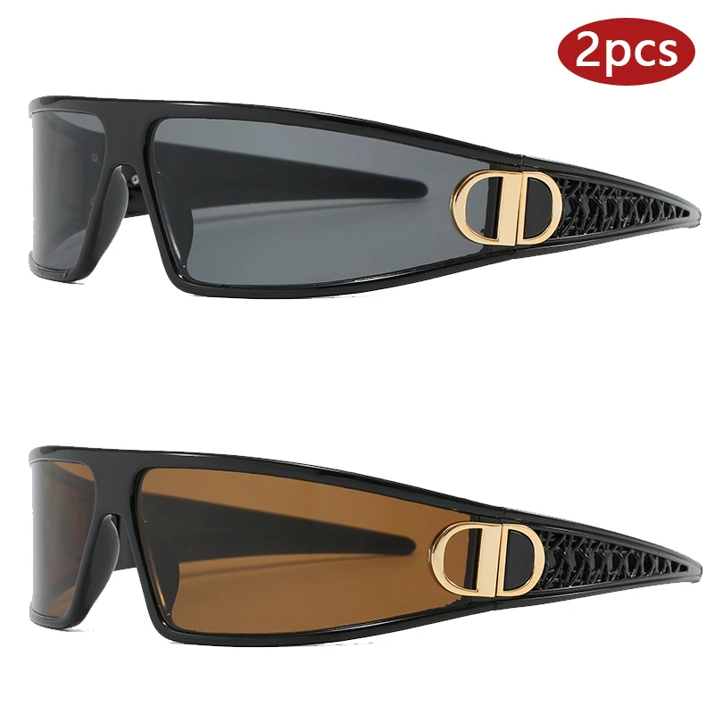 2pcs Luxury Headband Sunglasse - Street Fashion Luxury recension och pris