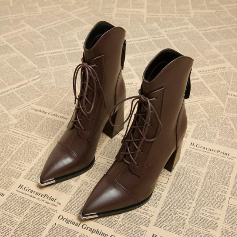 Women's Ankle Boots Fashion Po - Street Fashion Luxury recension och pris