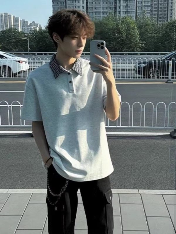 Loose Fit Summer Short Sleeve  - Street Fashion Hong Kong recension och pris